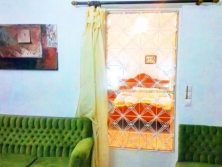 VILLA KONAKI master bedroom with living room