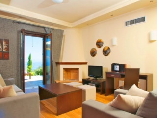 anemones villas living room