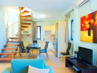 anemones villas living room executive villa