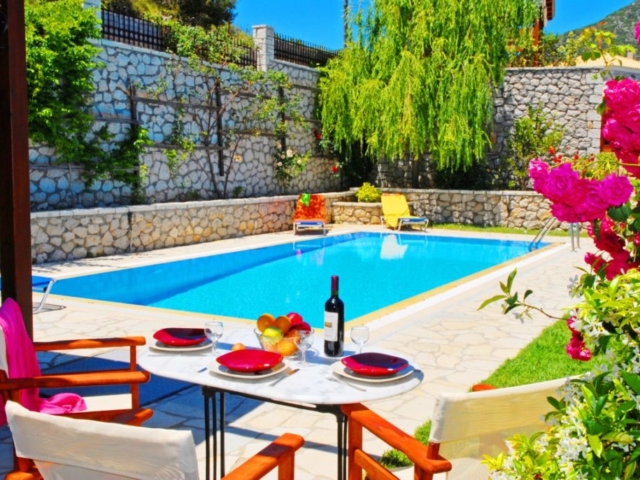 lefkada villa standard villa pool-sea view