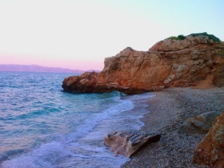 villa agnanti nearby private beach